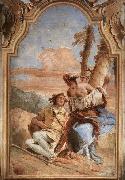 Giovanni Battista Tiepolo Angelica Carving Medoro's Name on a Tree Spain oil painting artist